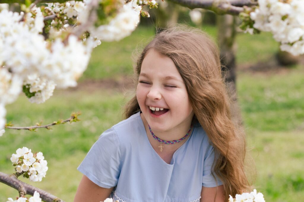 child laughing